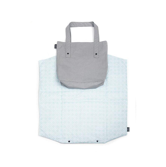 KipKep Play Mat & Changing Mat with Nursery Bag - Grey Rocky Mint