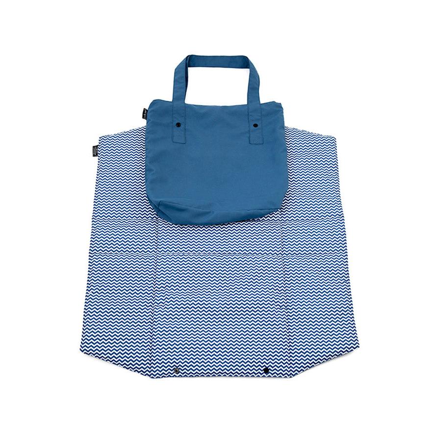 KipKep Play Mat & Changing Mat with Nursery Bag - Ziggy Blue