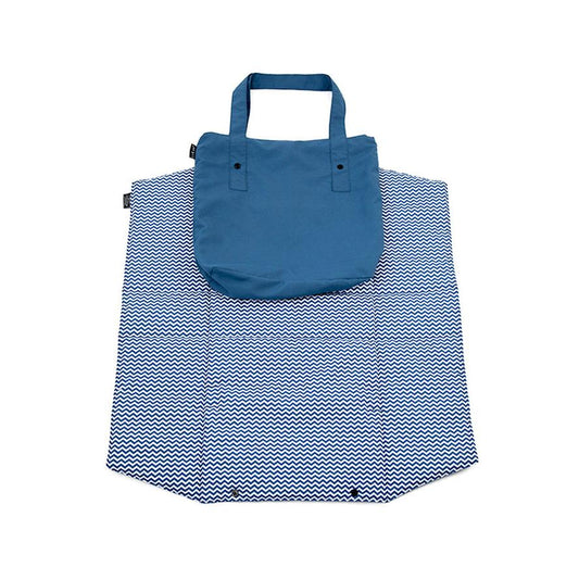 KipKep Play Mat & Changing Mat with Nursery Bag - Ziggy Blue